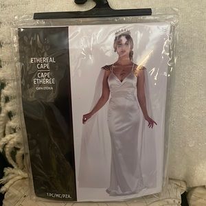 Suit Yourself Costume Co.Ethereal White Cape W/Embellishments.NWT🔺FIRM🔺